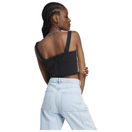 Adidas Γυναικεία αμάνικη μπλούζα Rib Corset Tank